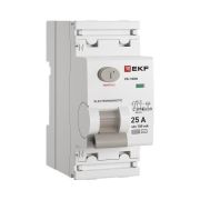 Выключатель дифференциального тока 2п 25А 100мА тип AC 6кА ВД-100N электромех. PROxima EKF E1026M25100