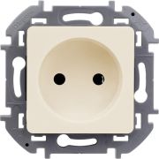 Розетка 1-м СП Inspiria 16А IP20 250В 2P механизм сл. кость IEK 673711