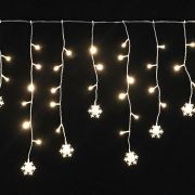 Гирлянда «Бахрома» DICLD-100WW-C 100 теплых бел. светодиодов 1.7х0.5м с насадками SHLights 4690601047205